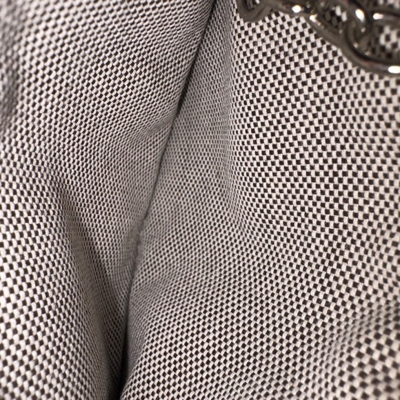 Dooney & Bourke DB Monogram Satchel Bag Brown Leather Trim Canvas&Coin Pouch - Picture 9 of 11